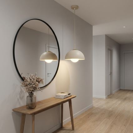 Brilagi - Pakabinamas šviestuvas su laidu COSMO 1xE27/60W/230V Ø 30 cm smėlinis/auksinis