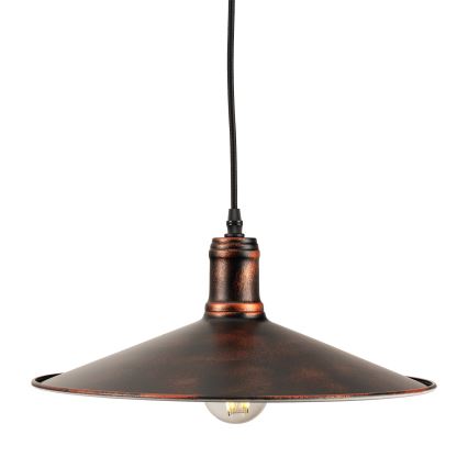 BRILAGI - Pakabinamas šviestuvas su laidu FORGE 1xE27/60W/230V skersmuo 36 cm patina/varinė
