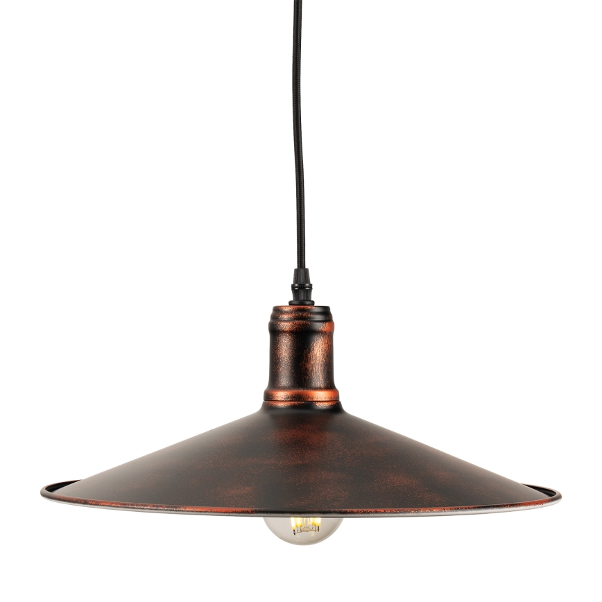 BRILAGI - Pakabinamas šviestuvas su laidu FORGE 1xE27/60W/230V skersmuo 36 cm patina/varinė