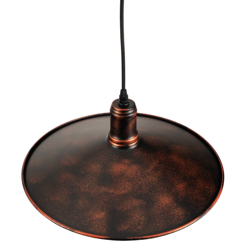 BRILAGI - Pakabinamas šviestuvas su laidu FORGE 1xE27/60W/230V skersmuo 36 cm patina/varinė
