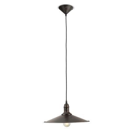 BRILAGI - pakabinamas šviestuvas su laidu FORGE 1xE27/60W/230V skersmuo 36 cm, rudos spalvos