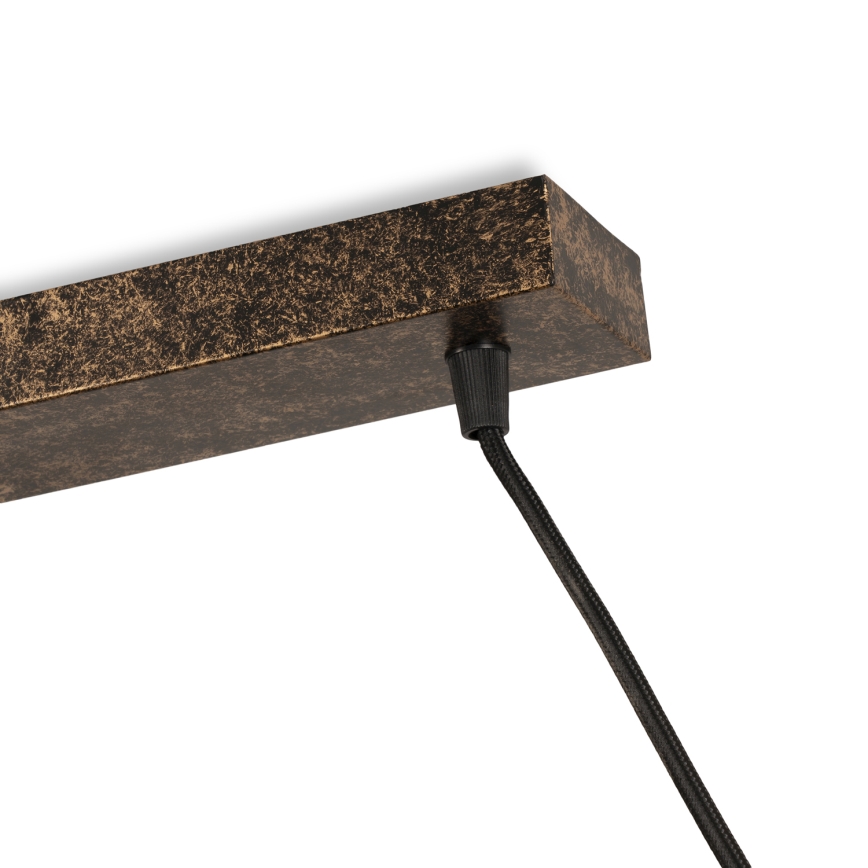 BRILAGI - Pakabinamas šviestuvas su laidu FORGE 3xE27/60W/230V varinis/patina