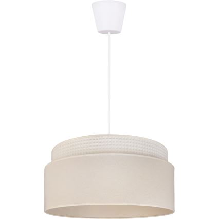 Brilagi - Pakabinamas šviestuvas su laidu PADOVA 1xE27/60W/230V skersmuo 40 cm kreminės spalvos