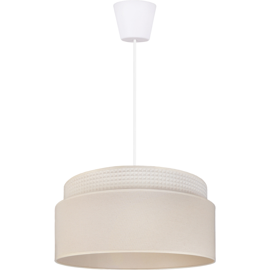Brilagi - Pakabinamas šviestuvas su laidu PADOVA 1xE27/60W/230V skersmuo 40 cm kreminės spalvos