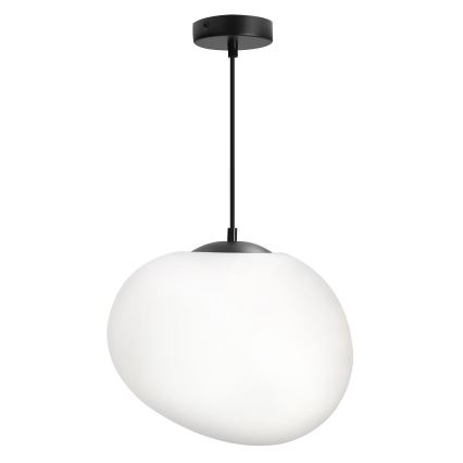 BRILAGI - Pakabinamas šviestuvas su laidu PEBBLES 1xE27/40W/230V skersmuo 25 cm juodas