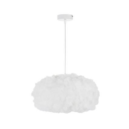 Brilagi - pakabinamas šviestuvas su laidu SOLEAIR 1xE27/60W/230V, skersmuo 45 cm, baltas