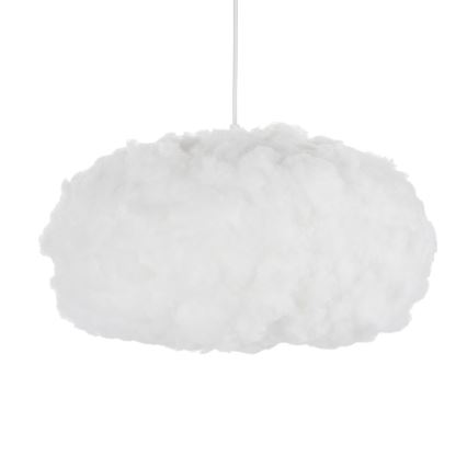 Brilagi - pakabinamas šviestuvas su laidu SOLEAIR 1xE27/60W/230V, skersmuo 45 cm, baltas