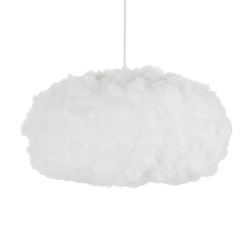 Brilagi - pakabinamas šviestuvas su laidu SOLEAIR 1xE27/60W/230V, skersmuo 45 cm, baltas