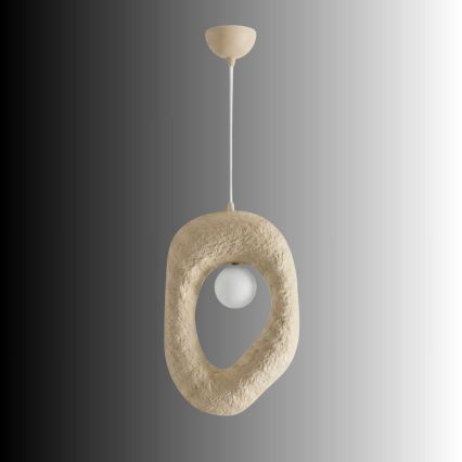 Brilagi - Pakabinamas šviestuvas su laidu WABI SABI 1xE27/40W/230V kreminės spalvos