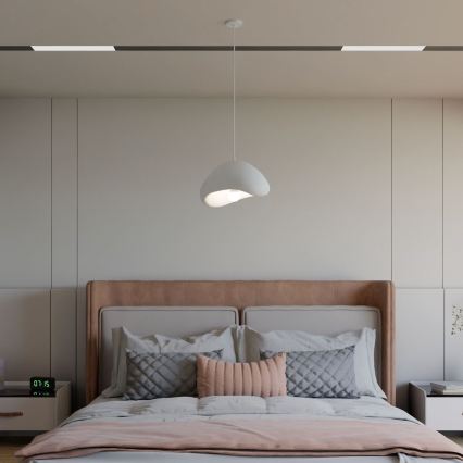 Brilagi - pakabinamas šviestuvas su laidu WABI SABI 1xE27/40W/230V, skersmuo 33 cm, baltas