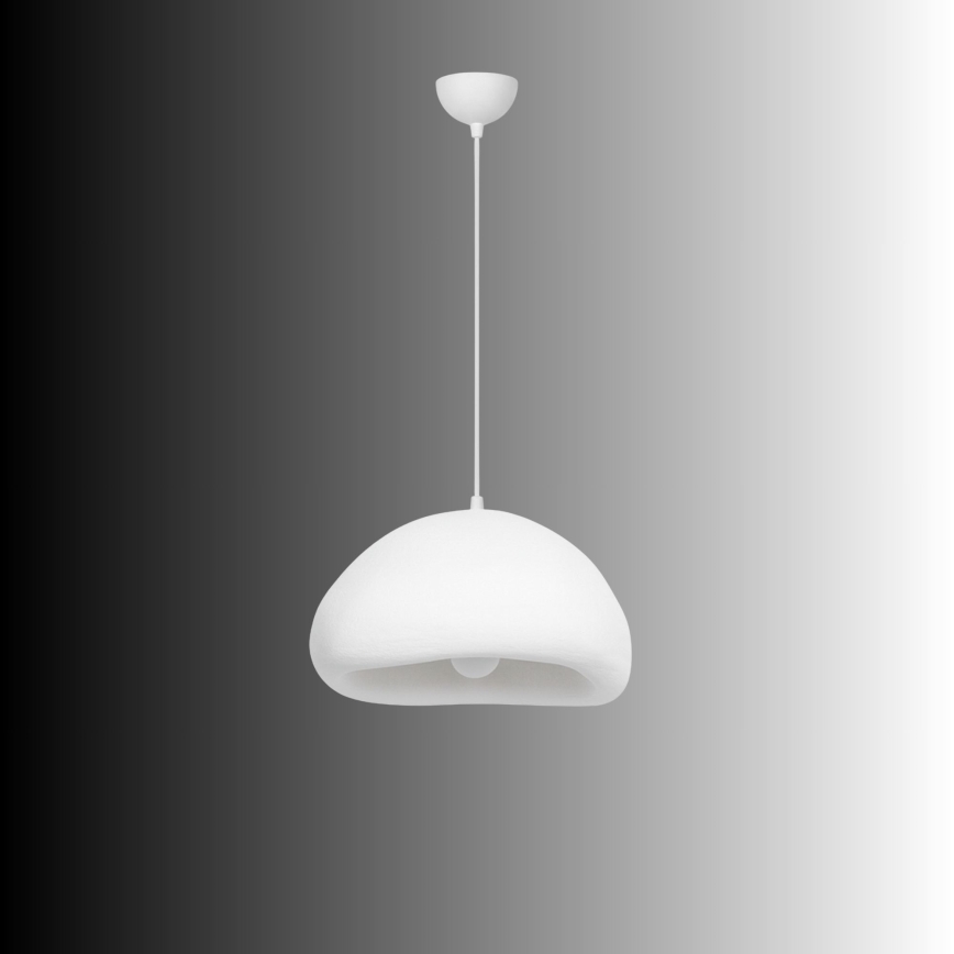 Brilagi - Pakabinamas šviestuvas su laidu WABI SABI 1xE27/40W/230V Ø 42 cm balta