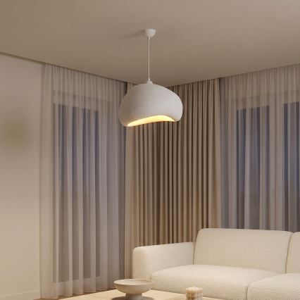 Brilagi - Pakabinamas šviestuvas su laidu WABI SABI 1xE27/40W/230V Ø 42 cm balta