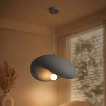 BRILAGI - Pakabinamas šviestuvas su laidu WABI SABI 1xE27/60W/230V skersmuo 40 cm pilka