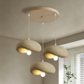 BRILAGI - Pakabinamas šviestuvas su laidu WABI SABI 3xE27/60W/230V smėlinė