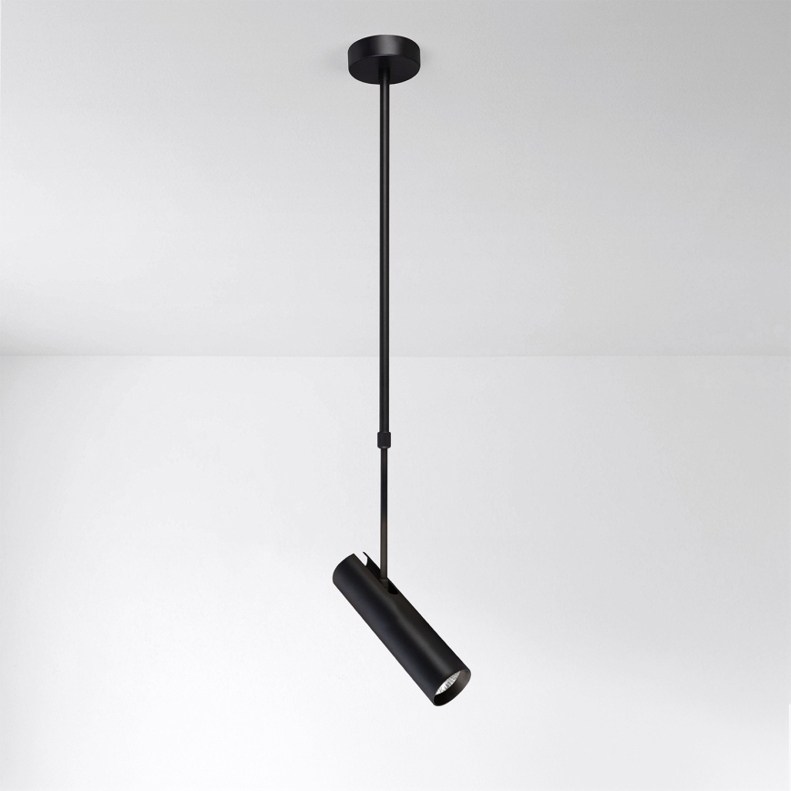 Brilagi - Pakabinamas šviestuvas su strypu SELE 1xGU10/30W/230V juodas