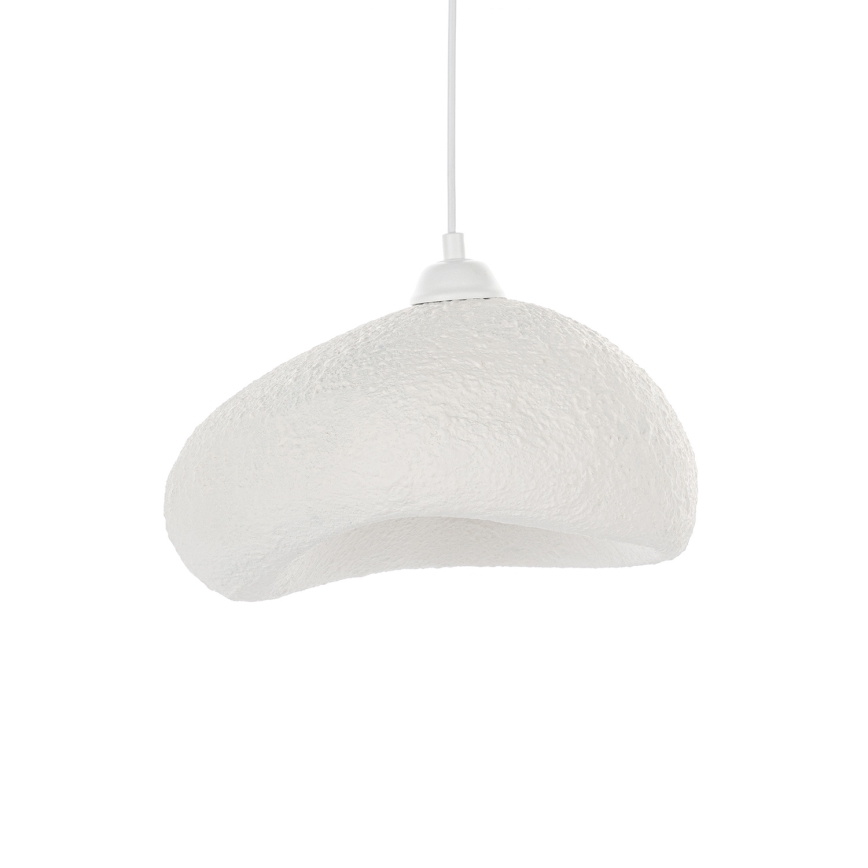 Brilagi - Pakabinamas šviestuvas WABI SABI su laidu 1xE27/40W/230V, skersmuo 32 cm, baltas