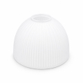 BRILAGI - pakaitinis stiklas liustrai ir sieniniam šviestuvui ANTICO MODERN E27, skersmuo 14,5 cm, baltas