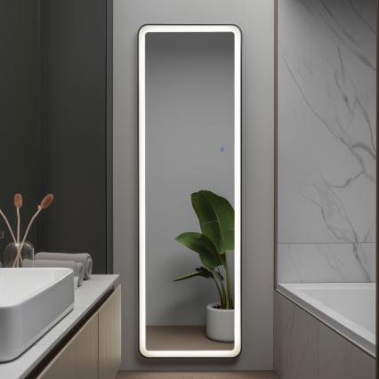 Brilagi - Pastatomas veidrodis ELEGANZA LED/42W/230V 160x50 cm IP44 CRI 90 dimeriuojamas + CCT