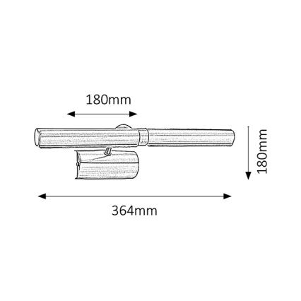 Brilagi - paveiklo šviestuvas DANAE 2xE14/40W/230V matinis chromas