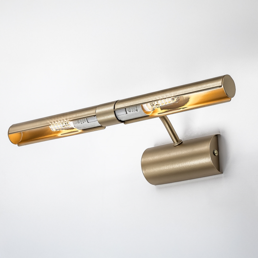 Brilagi - paveikslų šviestuvas DANAE 2xE14/40W/230V, auksinis