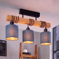 BRILAGI - Paviršinė liustra NUBILA 3xE27/60W/230V pušis/tamsiai mėlyna