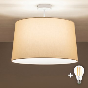 Brilagi - paviršinis LED lubų šviestuvas CERIA 1xE27/60W/230V skersmuo 45 cm balta/smėlinė