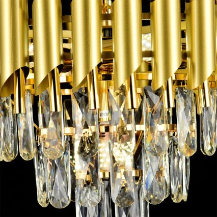 Brilagi - Paviršinis liustras ECLIPSE 5xE14/10W/230V Ø 38 cm auksinis