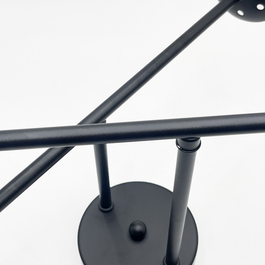 Brilagi - Paviršinis šviestuvas MALIVA 4xE14/15W/230V juodas/skaidrus