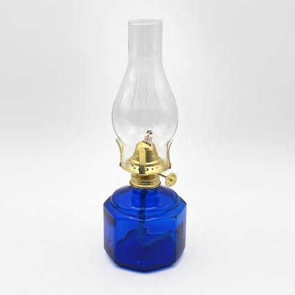 Brilagi - Petrolejinė lampa MERLIN mėlyna