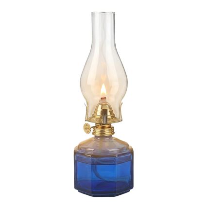 Brilagi - Petrolejinė lampa MERLIN mėlyna