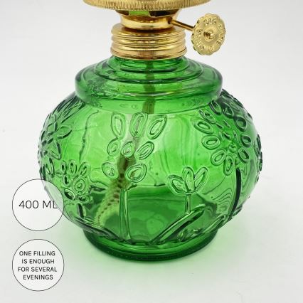 Brilagi - Petroleuminė lempa MERLIN žalia