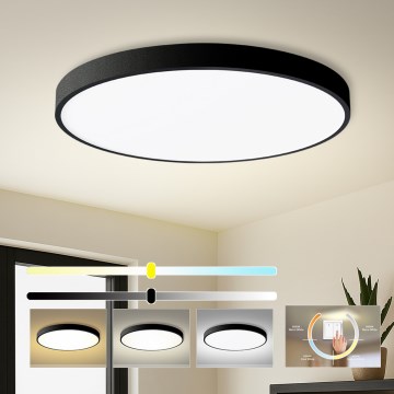 Brilagi - POOL LED lubinis šviestuvas, 128 W, 230 V, 3000/4000/6000 K, Ø 100 cm, juodas