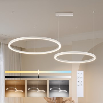 Brilagi - PORTOFINO LED dimeriuojamas pakabinamas šviestuvas ant laido LED/98W/230V 3000-6000K balta + nuotolinis valdymas