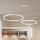 Brilagi - PORTOFINO LED dimeriuojamas pakabinamas šviestuvas ant laido LED/98W/230V 3000-6000K balta + nuotolinis valdymas