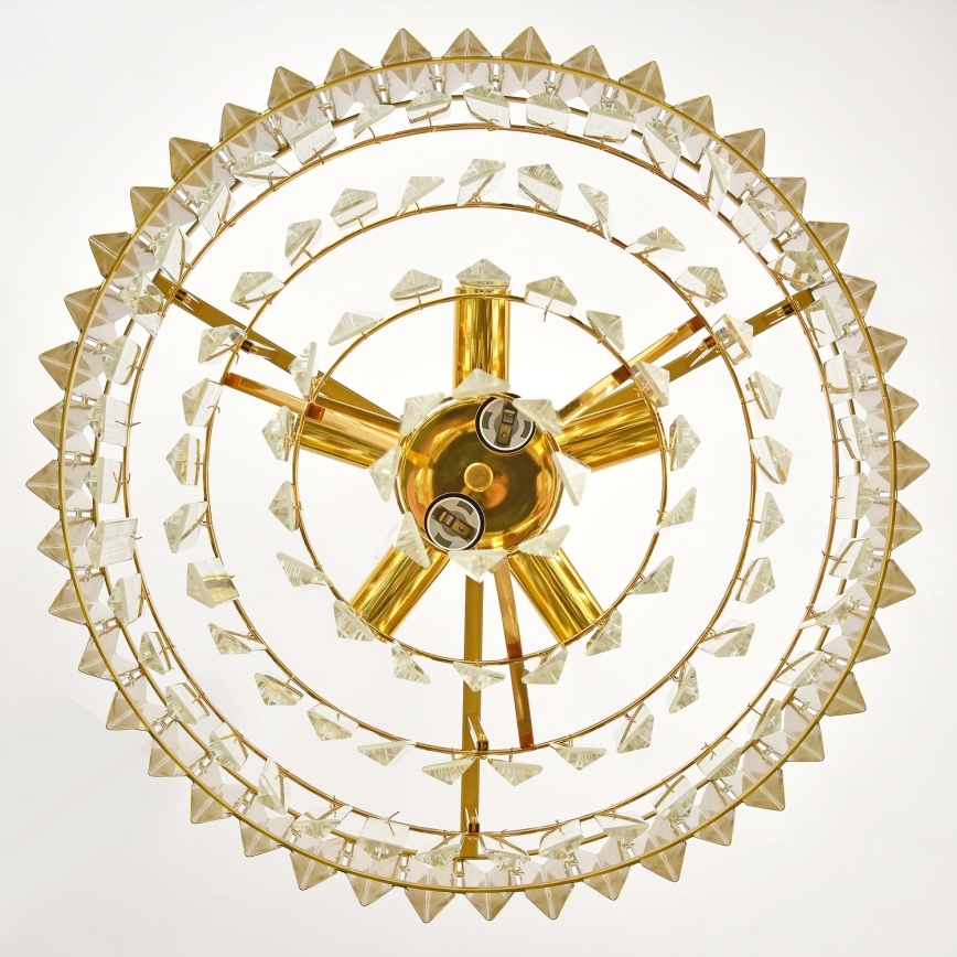 Brilagi - Prie lubų montuojama liustra CRISTAL 5xE14/40W/230V, skersmuo 43 cm