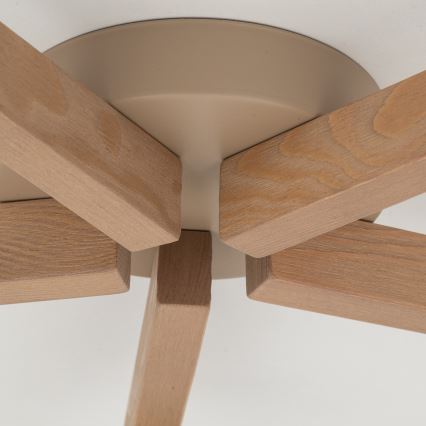 Brilagi - Prie lubų montuojama liustra LATTE SABIA 5xE27/15W/230V pušis/balta