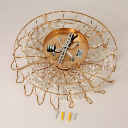 Brilagi - Prie lubų montuojama liustra VASTERAS 4xE14/40W/230V, skersmuo 45 cm