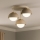 Brilagi - Prie lubų montuojamas šviestuvas COSMO 3xE27/60W/230V smėlinė/auksinė