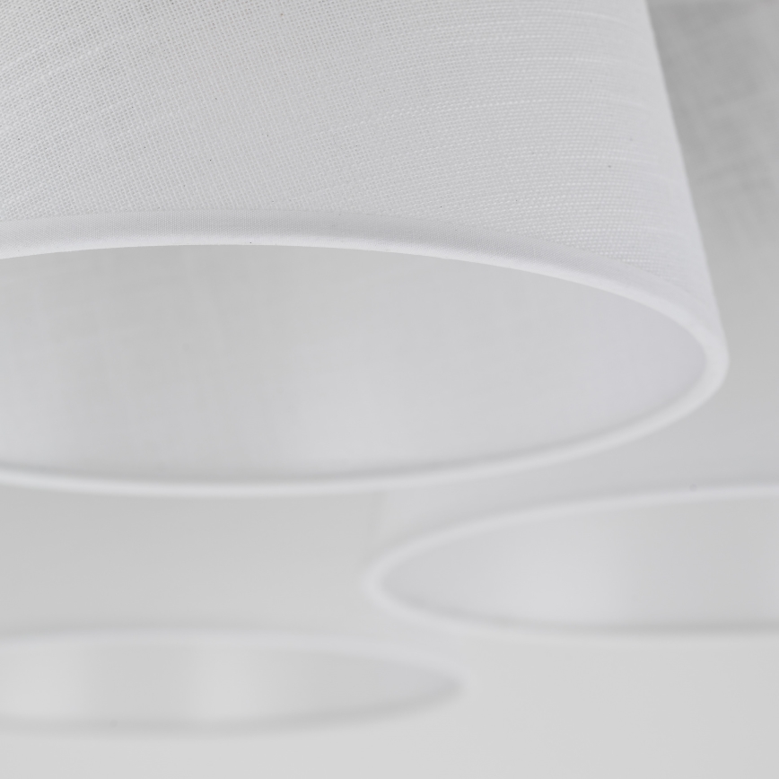 Brilagi - Prie lubų montuojamas šviestuvas LATTE 5xE27/15W/230V pušis/balta