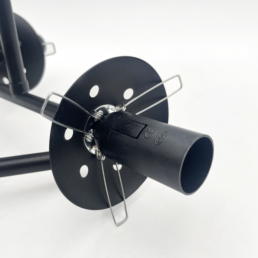 Brilagi - Prie lubų montuojamas šviestuvas MALIVA 3xE14/15W/230V juoda/balta