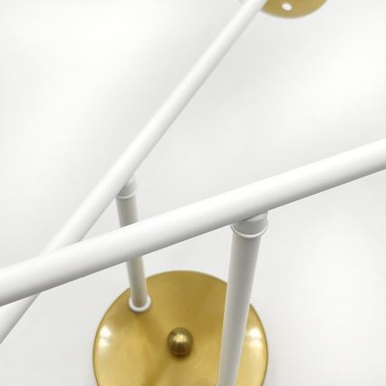 Brilagi - Prie lubų montuojamas šviestuvas MALIVA 4xE14/15W/230V auksinis/baltas