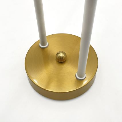 Brilagi - Prie lubų montuojamas šviestuvas MALIVA 4xE14/15W/230V auksinis/baltas