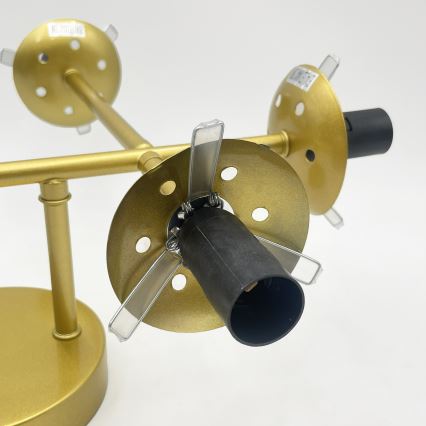 Brilagi - Prie lubų montuojamas šviestuvas MALONY 6xE14/20W/230V auksinis