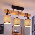BRILAGI - Prie lubų montuojamas šviestuvas NUBILA 3xE27/60W/230V pušis/ruda