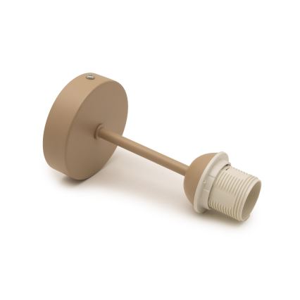 Brilagi - Prie lubų montuojamas šviestuvas PARTY 1xE27/60W/230V skersmuo 10 cm smėlio spalvos