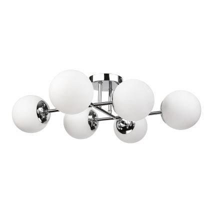 Brilagi - Prie lubų tvirtinama liustra MALONY 6xE14/20W/230V blizgus chromas