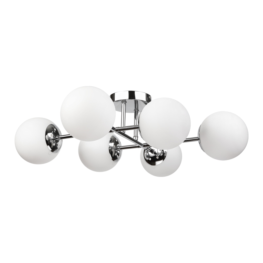Brilagi - Prie lubų tvirtinama liustra MALONY 6xE14/20W/230V blizgus chromas