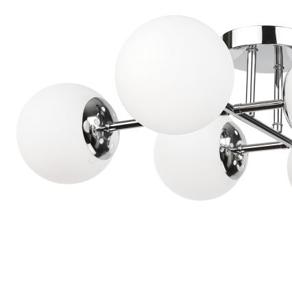 Brilagi - Prie lubų tvirtinama liustra MALONY 6xE14/20W/230V blizgus chromas