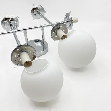 Brilagi - Prie lubų tvirtinama liustra MALONY 6xE14/20W/230V blizgus chromas