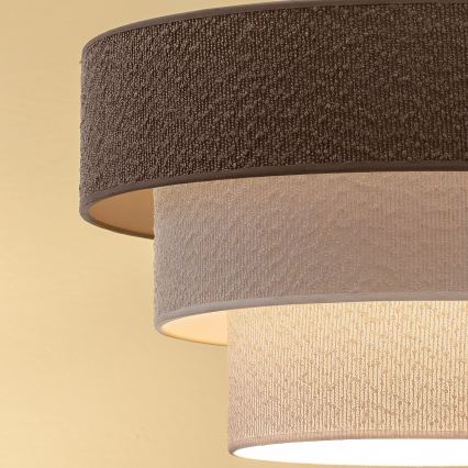 Brilagi - Prie lubų tvirtinamas šviestuvas LUNETA 1xE27/60W/230V Ø 40 cm pilka/kreminė/balta